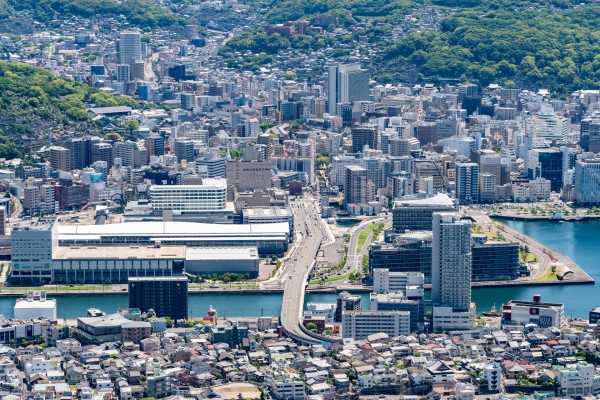 02-04  2024年稲佐山から長崎駅周辺