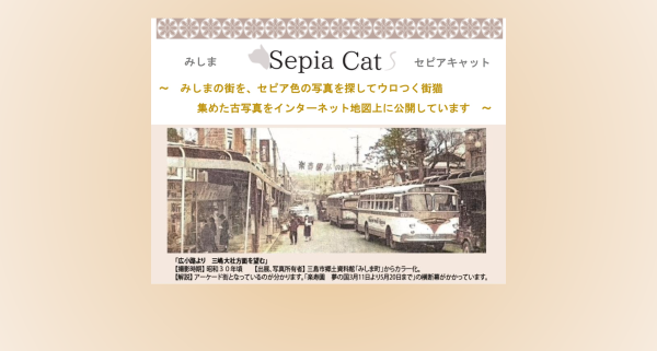 みしまセピアキャット表紙