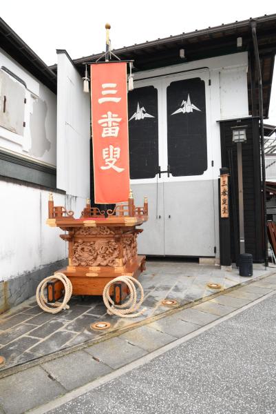 古川祭屋台_三番叟台_正面から左面側